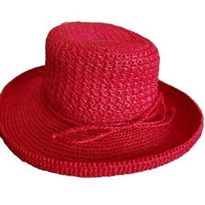 Womens The Scala Collection Paper Straw Hat One Size